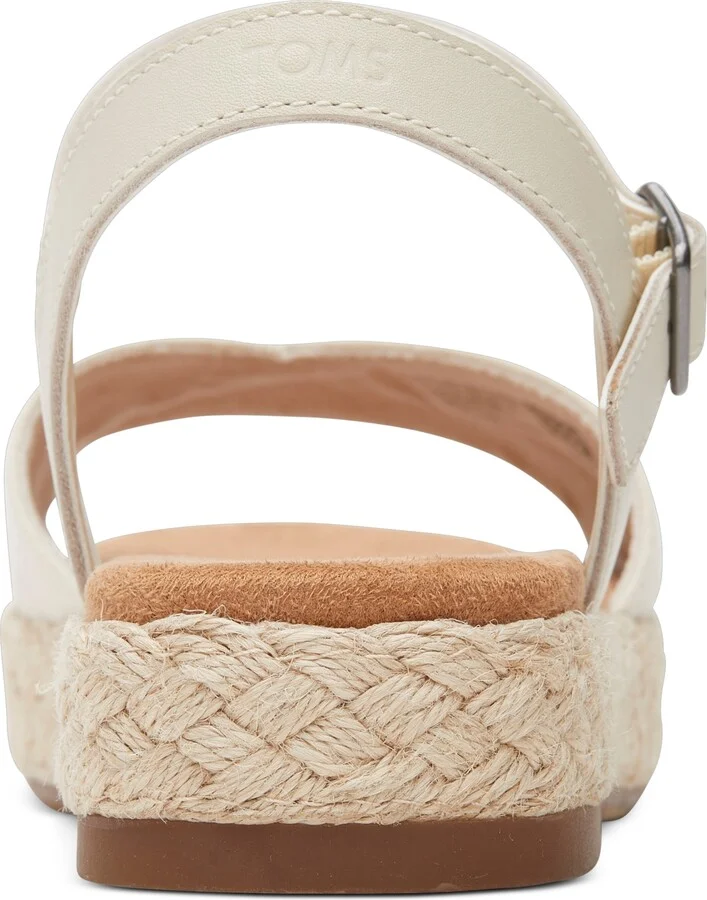 Toms Women's Abby Open Toe Flat Sandals - Black Diamond Global Straps, Suede, Fray - Image 7