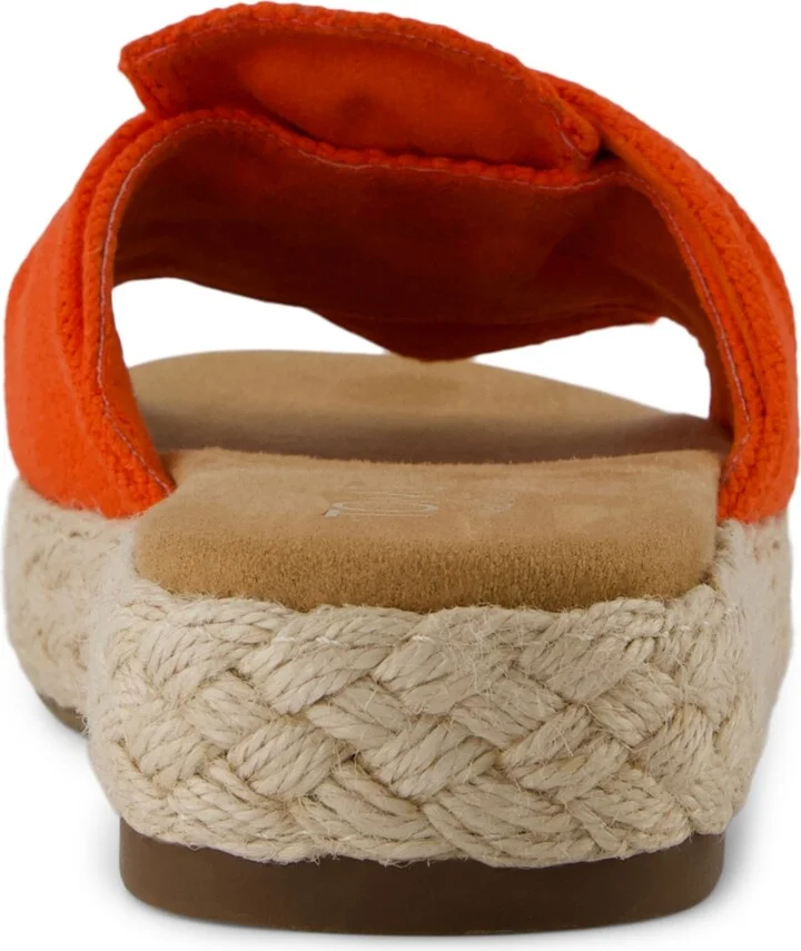 Toms Women's Abby Slide Slip-On Sandals - Flame Beachside Woven, Knot - Image 3