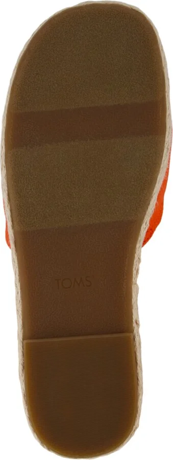 Toms Women's Abby Slide Slip-On Sandals - Flame Beachside Woven, Knot - Image 5