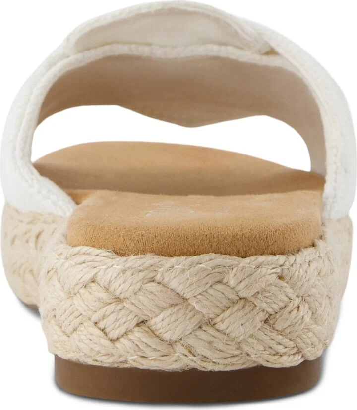 Toms Women's Abby Slide Slip-On Sandals - Flame Beachside Woven, Knot - Image 11