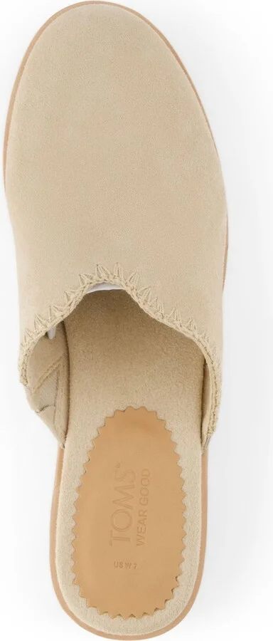 Toms Women's Addison Suede Wood Mule Clog - Image 4