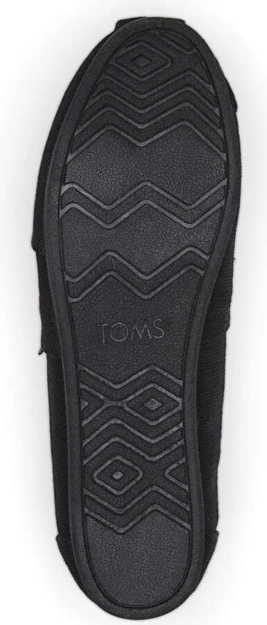 Toms Women's Alpargata Classic Heritage Canvas Slip-On Flats - Black, Black Heritage Canvas - Image 5