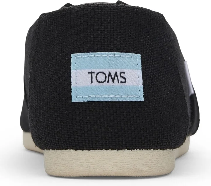 Toms Women's Alpargata Classic Heritage Canvas Slip-On Flats - Black, Black Heritage Canvas - Image 7