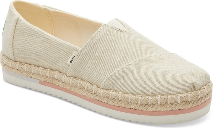 Toms Women's Alpargata Platform Espadrille Slip-Ons