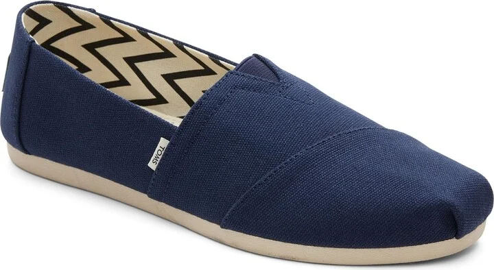 Navy Recycled Cotton Canvas