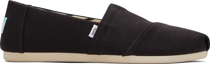 Black Recycled Cotton Canvas