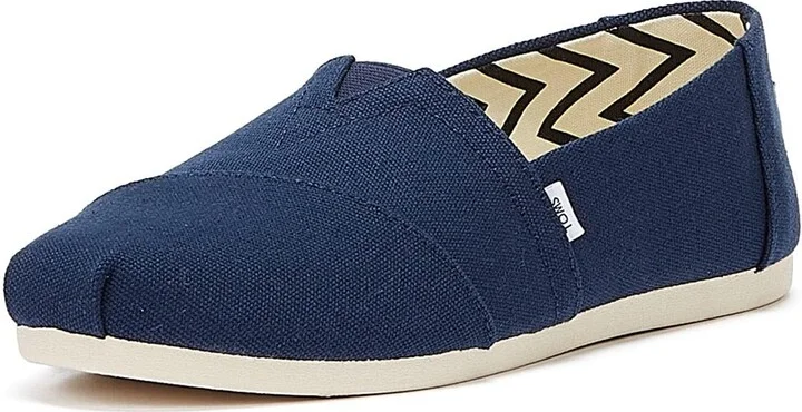 Navy Recycled Cotton Canvas