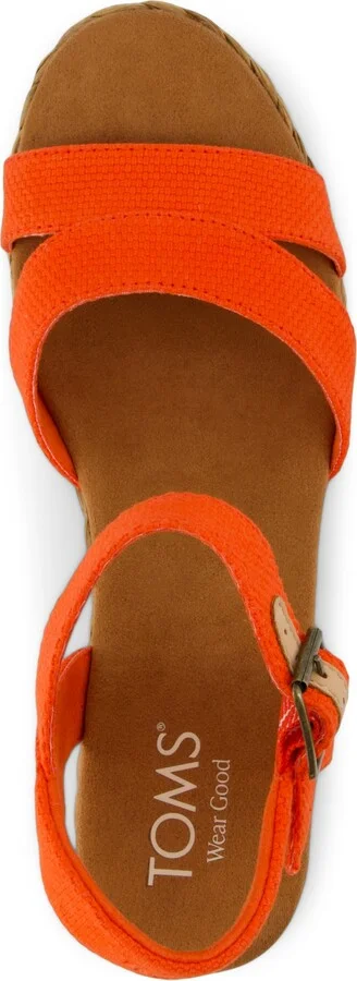 Toms Women's Audrey Ankle Strap Wedge Sandals - Image 8