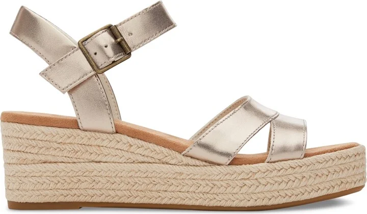 Toms Women's Audrey Espadrille Wedge Platform Sandals - Image 2