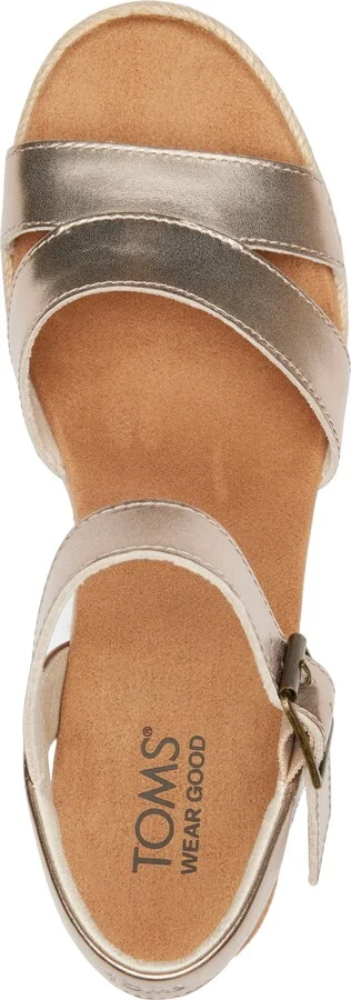 Toms Women's Audrey Espadrille Wedge Platform Sandals - Image 4