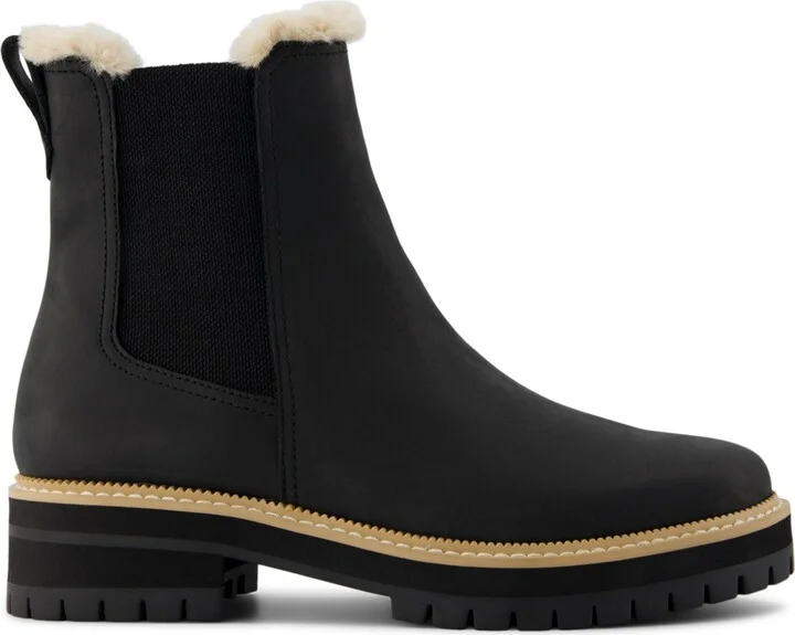 Toms Women's Bennet Faux Fur Chelsea Lug Booties - Image 2