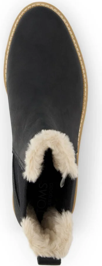 Toms Women's Bennet Faux Fur Chelsea Lug Booties - Image 4