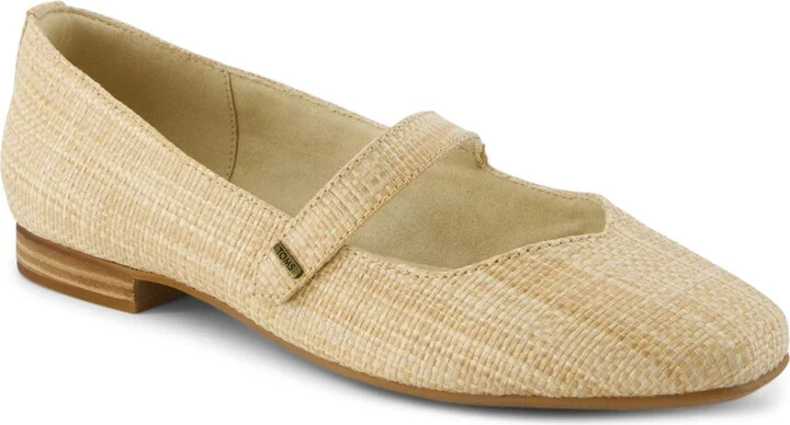 Toms Women's Bianca Mary Jane Slip-On Flats