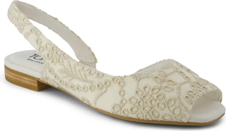 Toms Women's Briella Open Toe Slingback Flat Sandals