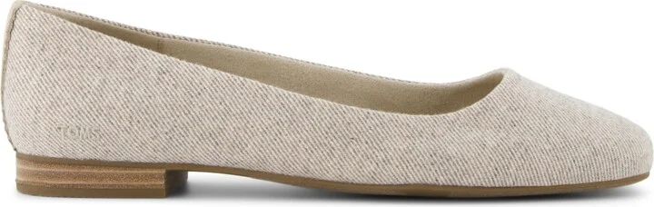 Toms Women's Briella Shimmer Twill Slip-On Ballet Flats - Image 2