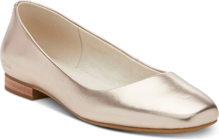 Toms Women's Briella Square Toe Ballet Flats