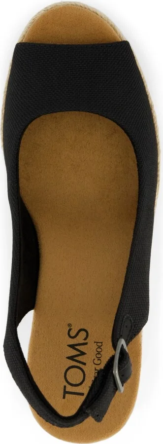 Toms Women's Camilla Peep Toe Wedge Sandals - Image 4
