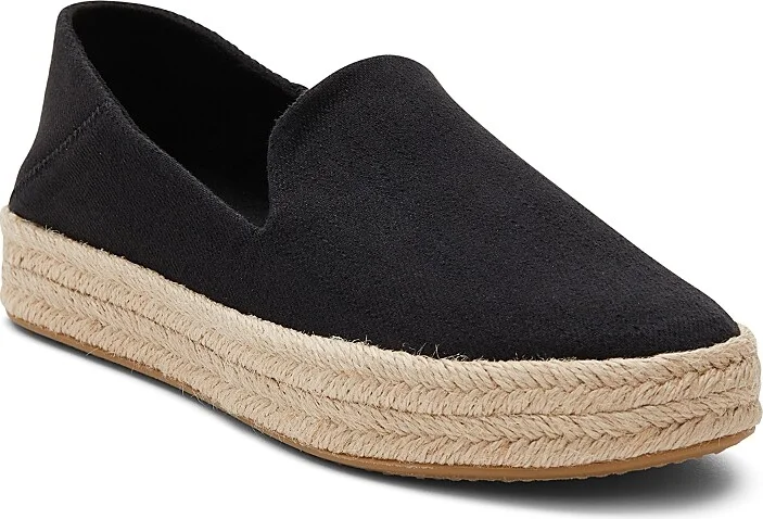 Toms Women's Carolina Espadrille Platform Flats