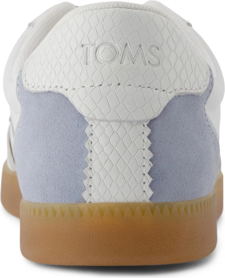 Toms Women's Collins Lace-Up Sneakers - Pastel Blue Multi Leather, Suede - Image 3