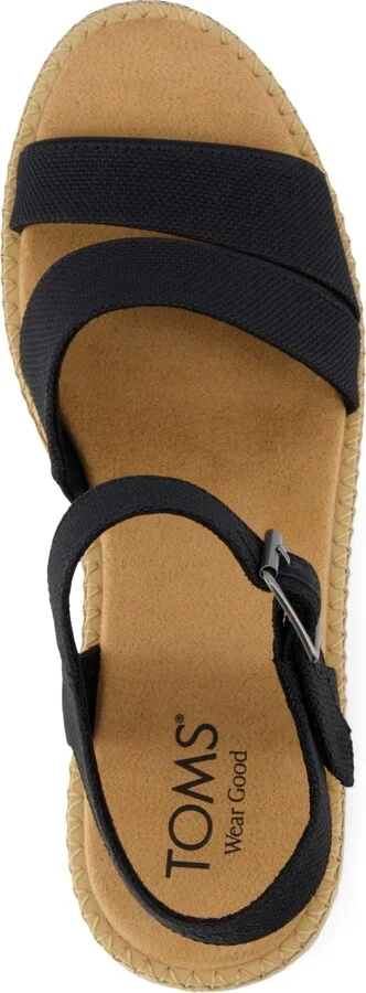 Toms Women's Darya Open Toe Wedge Sandals - Image 4