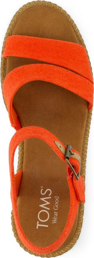 Toms Women's Darya Open Toe Wedge Sandals - Image 8