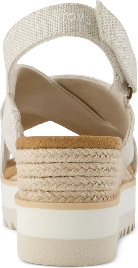 Toms Women's Diana Crisscross Platform Wedge Sandals - Image 3