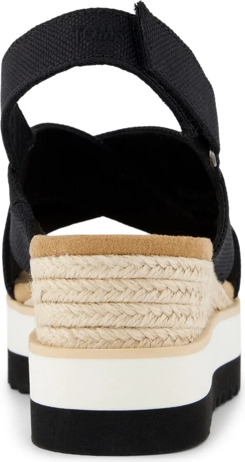 Toms Women's Diana Crisscross Platform Wedge Sandals - Image 7