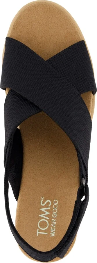 Toms Women's Diana Crisscross Platform Wedge Sandals - Image 8