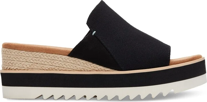 Toms Women's Diana Flatform Slide Wedge Sandals - Image 2