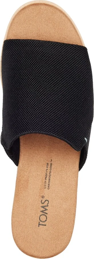 Toms Women's Diana Flatform Slide Wedge Sandals - Image 4