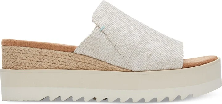 Toms Women's Diana Flatform Slide Wedge Sandals - Image 7