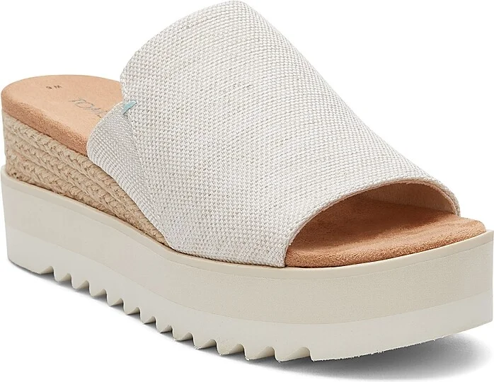 Toms Women's Diana Mule Platform Wedge Sandals