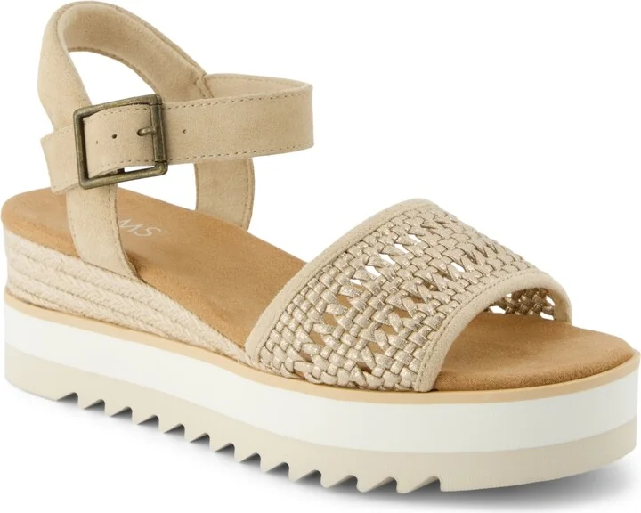 Toms Women's Diana Platform Wedge Sandals