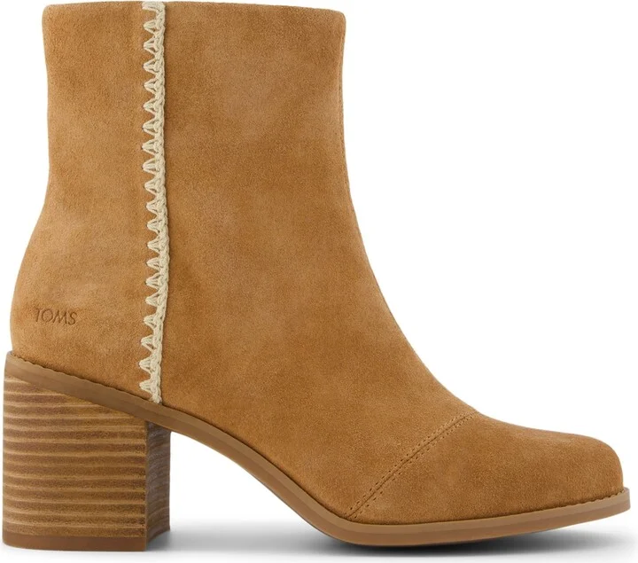 Toms Women's Evelyn Stacked Block Heel Booties - Image 2