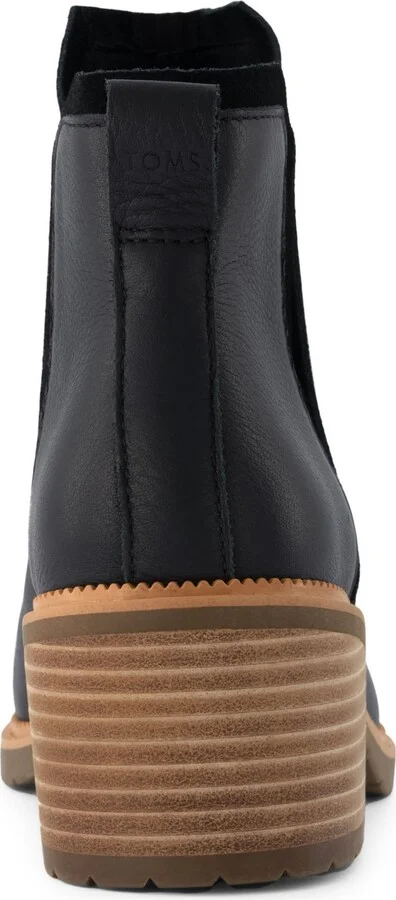 Toms Women's Hailey Block Heel Nubuck Leather Booties - Image 3