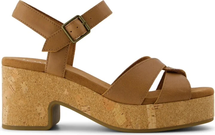Toms Women's Isla Open Toe Wedge Sandals - Image 2