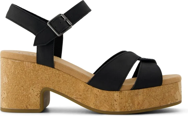 Toms Women's Isla Open Toe Wedge Sandals - Image 10