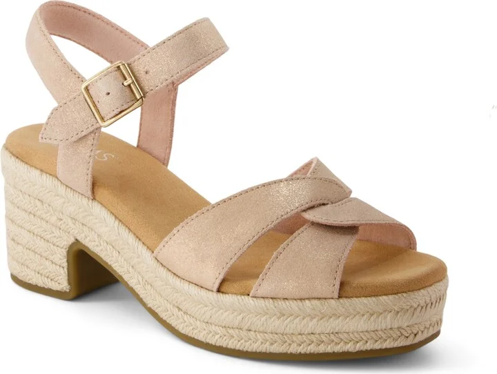 Pale Rose Metallic Suede