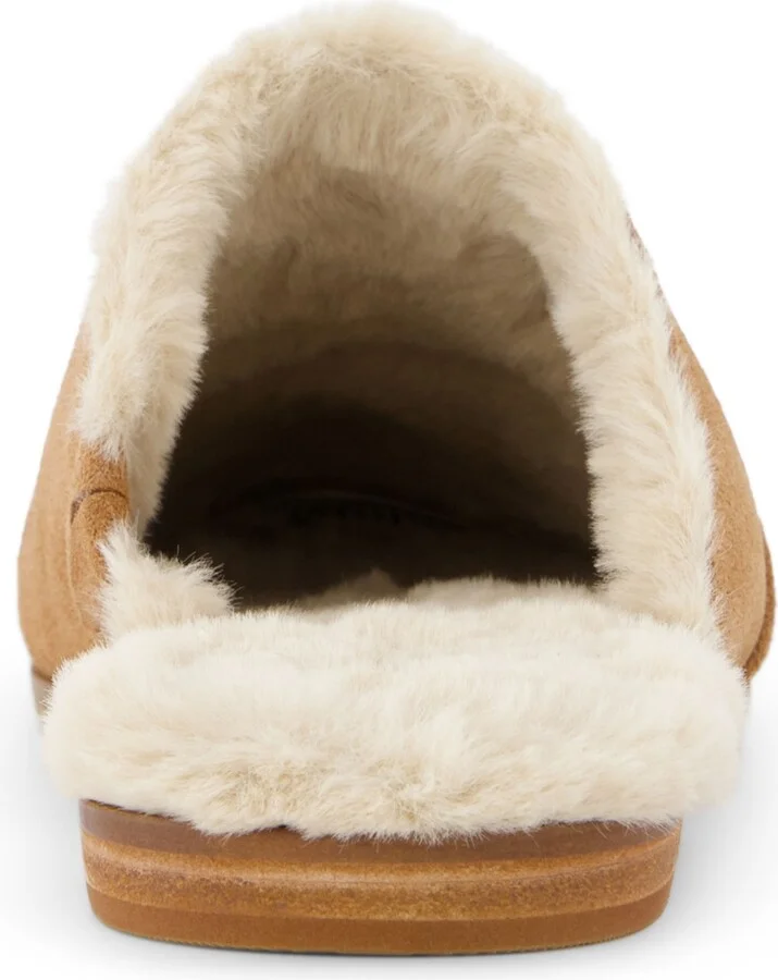 Toms Women's Jade Faux Fur Flat Slip On Mules - Image 3