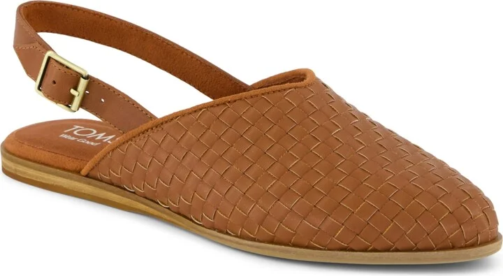 Toms Women's Jade Slingback Pointed Toe Mules