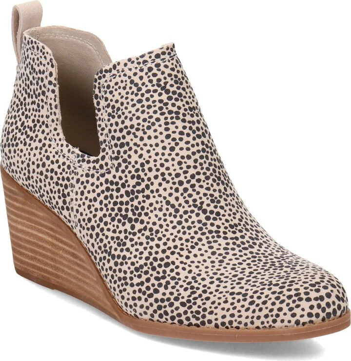Macadamia Mini Cheetah Printed Suede