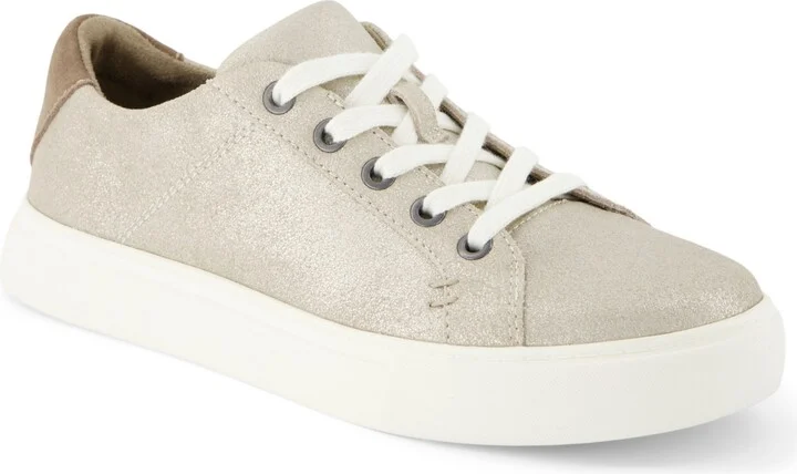 Champagne Metallic Suede