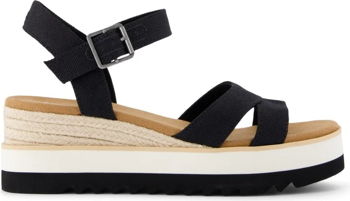 Toms Women's Louisa Open Toe Wedge Sandals - Image 5