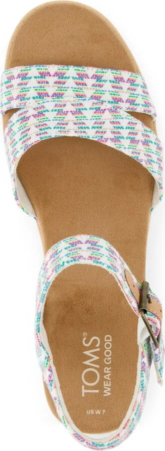 Toms Women's Louisa Platform Wedge Sandals - Image 4