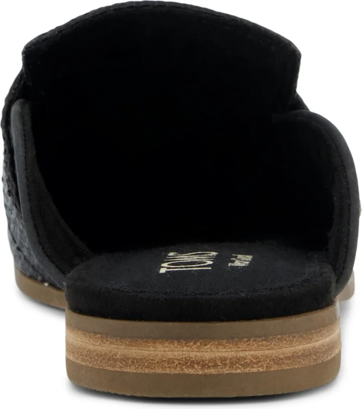 Toms Women's Lynette Slip-On Mules - Brown Sugar Raffia, Leather - Image 7