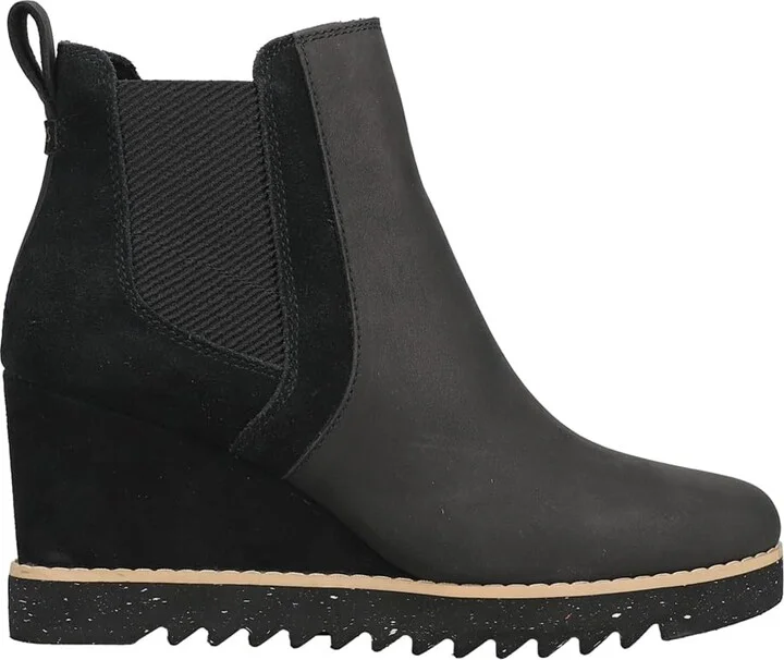 Black Leather Suede