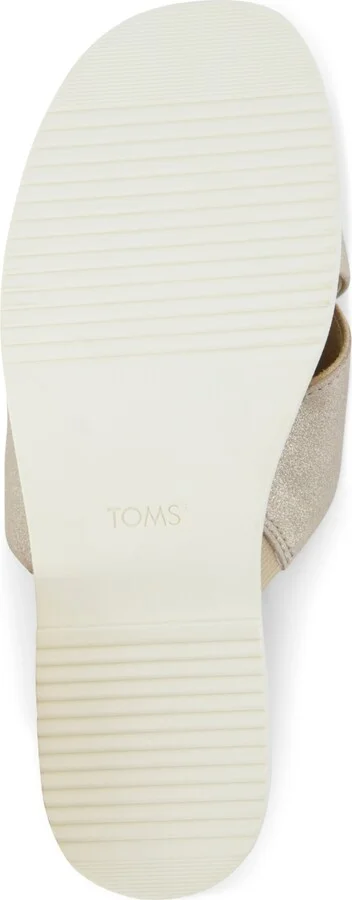 Toms Women's Mae Crossover Open Toe Sandals - Black Global Woven, Fray - Image 9