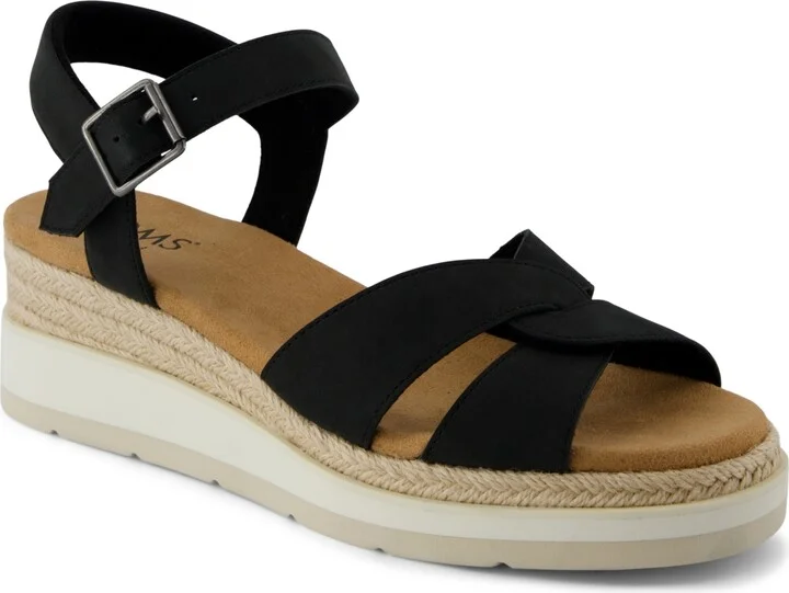 Toms Women's Margot Open Toe Wedge Sandals