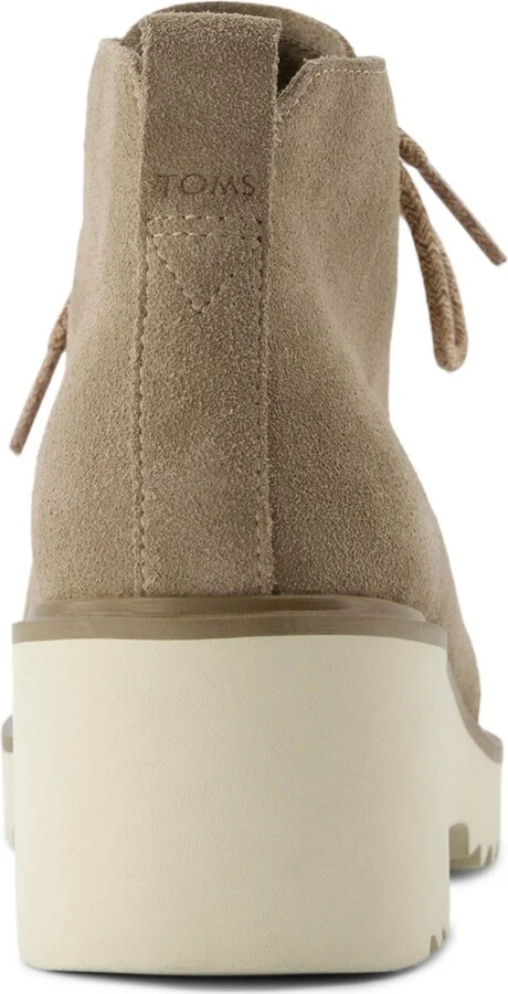 Toms Women's Maude Suede Lace Up Booties - Tan/Beige - Image 3
