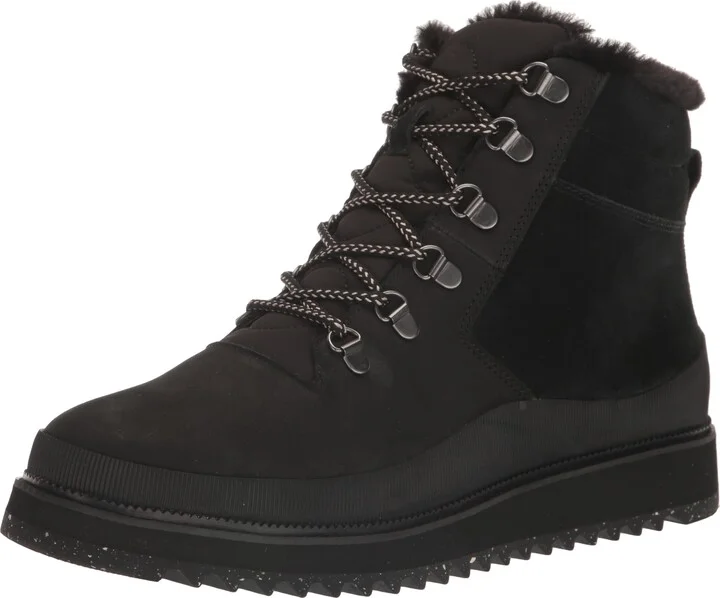 Black Leather/Suede/Ridged